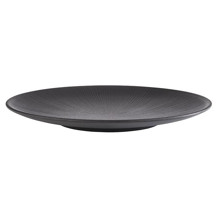 Teller -NERO-, Ø 33 cm, H: 3,5 cm