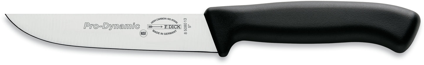 Küchenmesser mit schwarzem Griff.