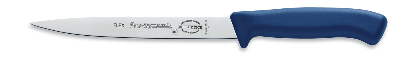 Messer mit blauem Griff.