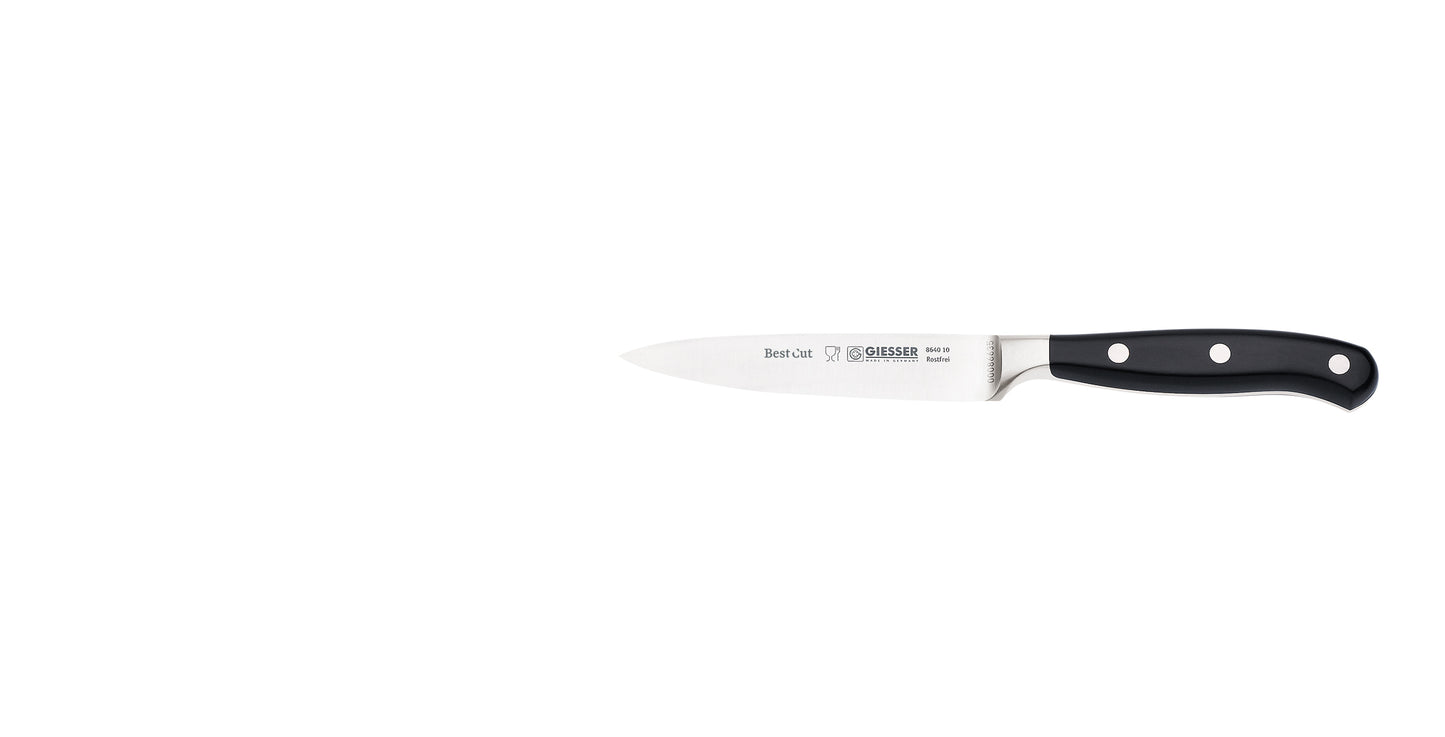 Küchenmesser mit schwarzem Griff.