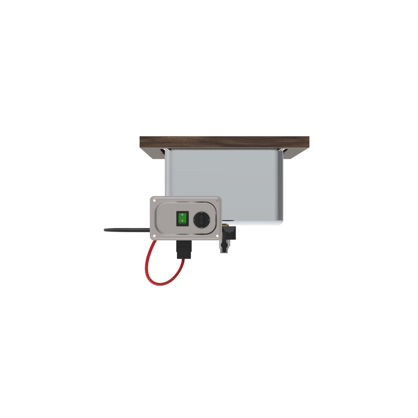 Elektronisches Küchengerät mit Kabel.