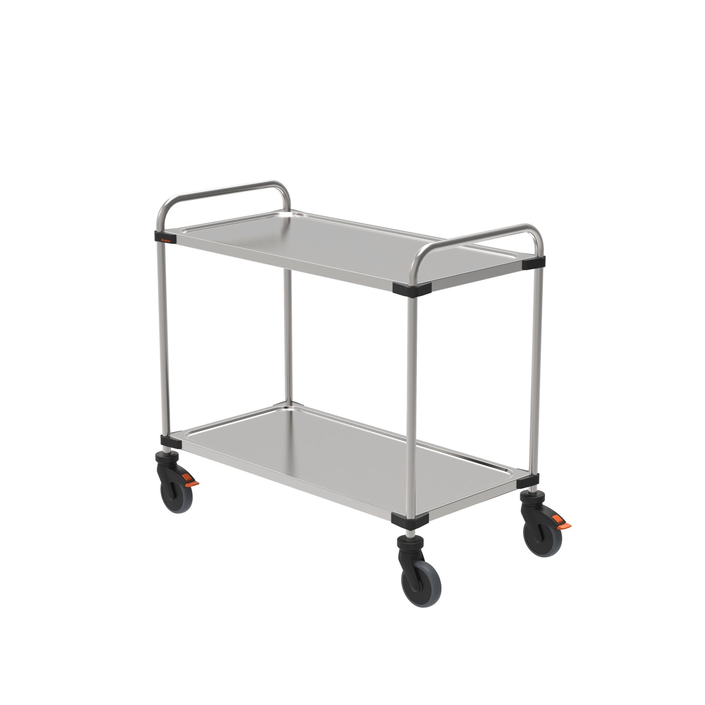 Metall-Servierwagen mit Rollen.