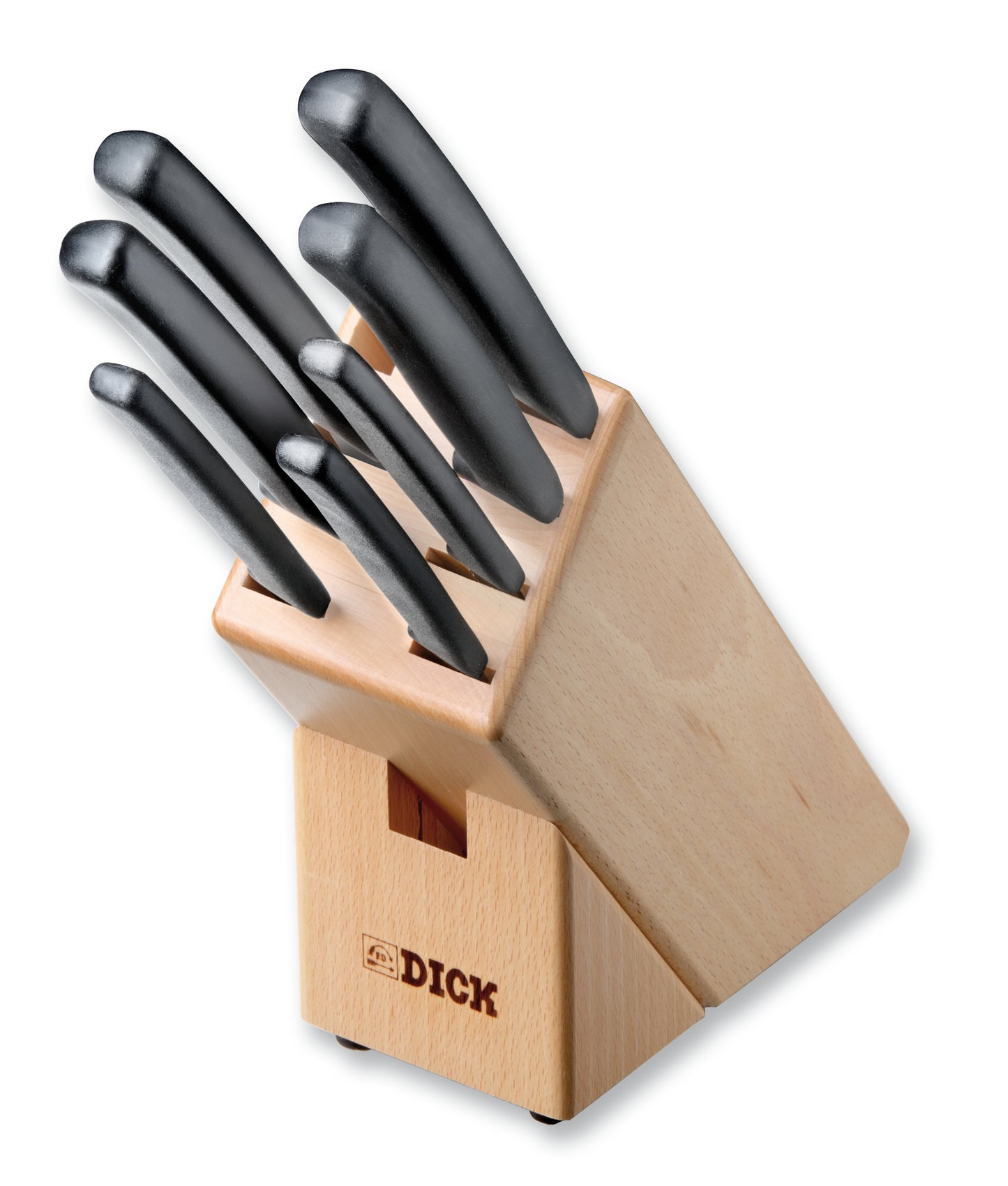 Messerblock mit mehreren Messern.