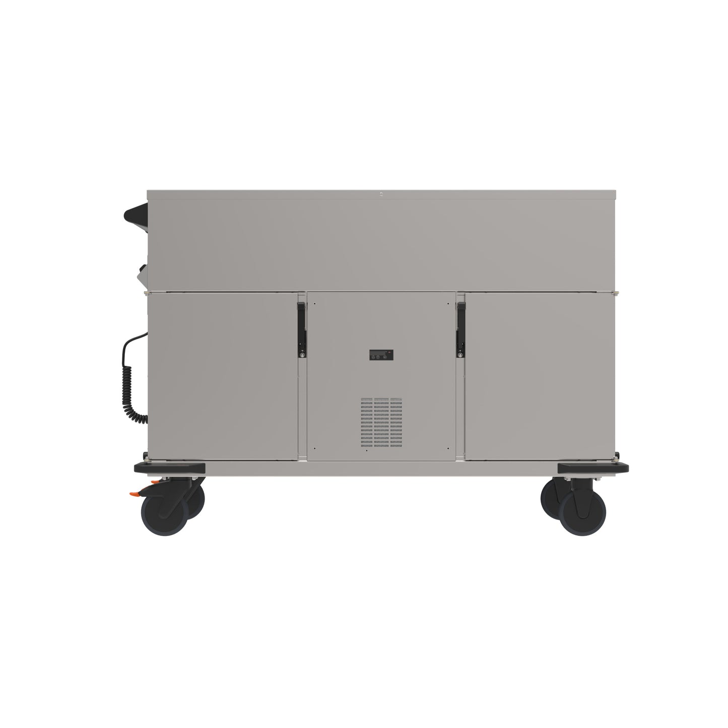 Mobiler Gastronomie-Transportwagen auf Rädern.