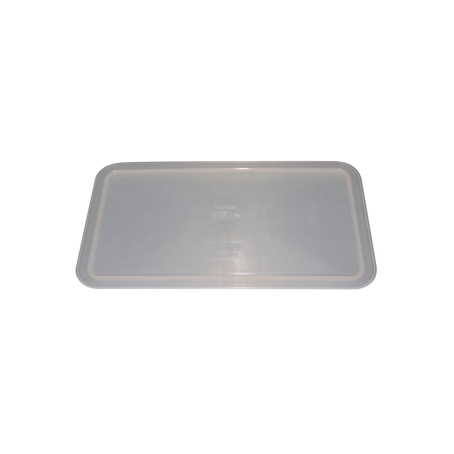 Transparenter Kunststoffdeckel für Behälter.