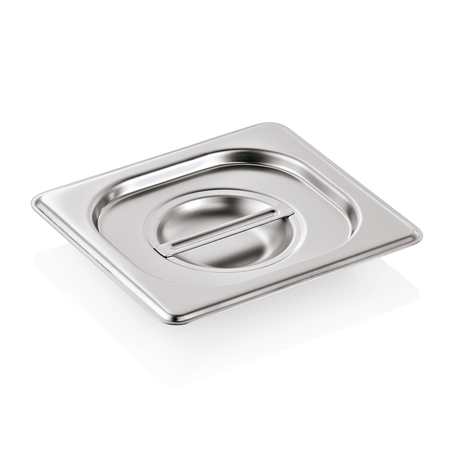 Edelstahl-Deckel für GN-Behälter.