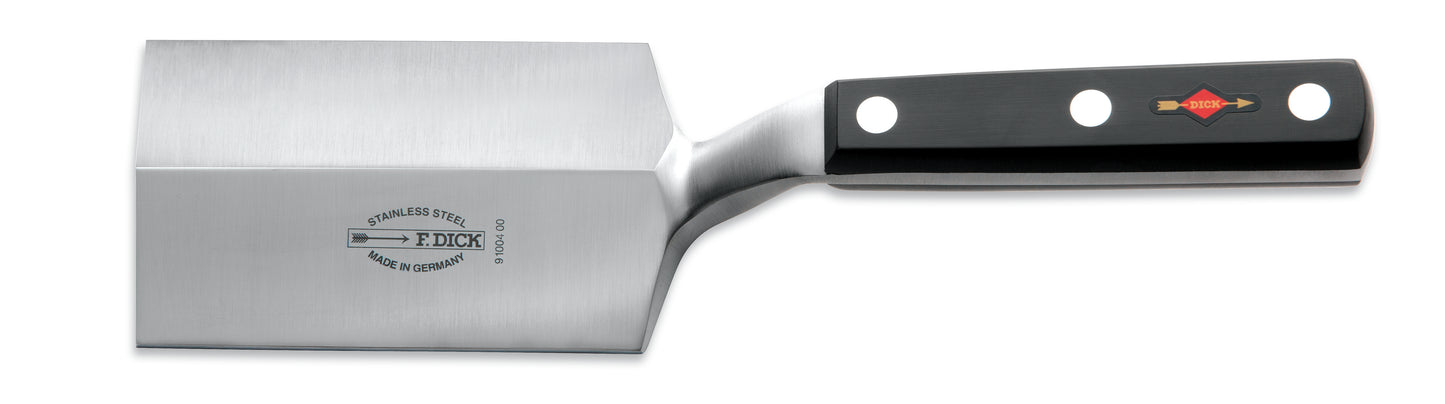 Hackmesser mit schwarzem Griff.