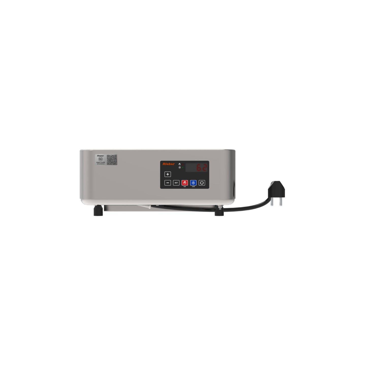 Elektrisches Kochgerät mit Stecker.