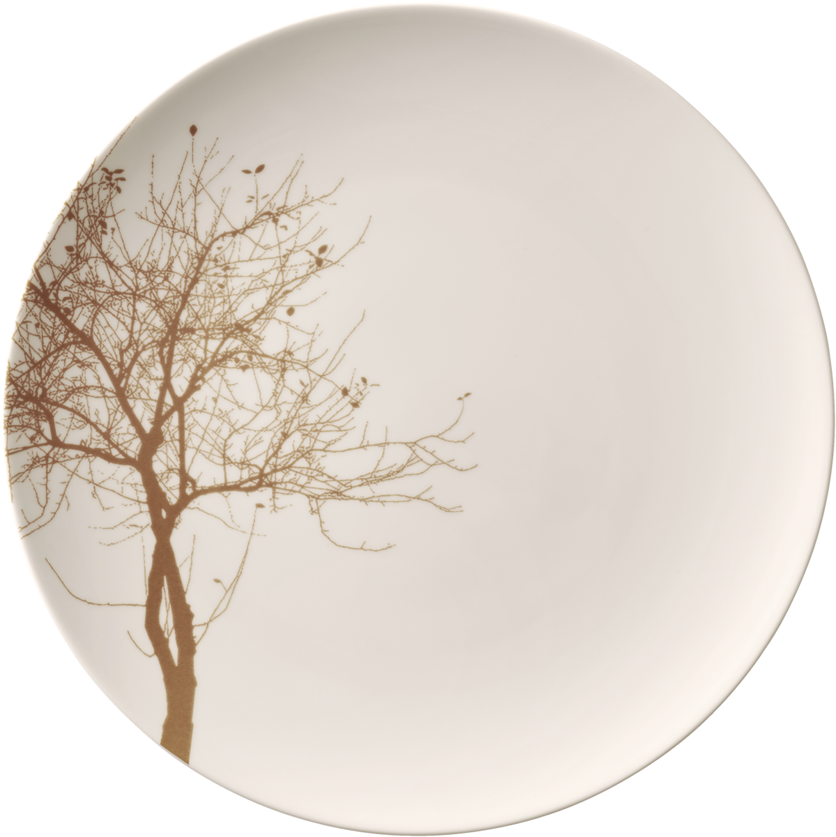 Teller mit Baum-Motiv.