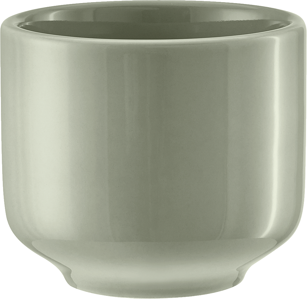 Grüne Tasse ohne Henkel