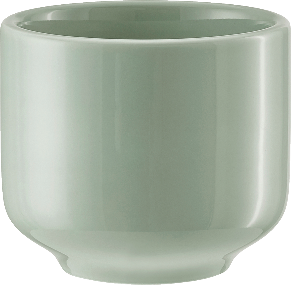 Grüne Tasse ohne Henkel