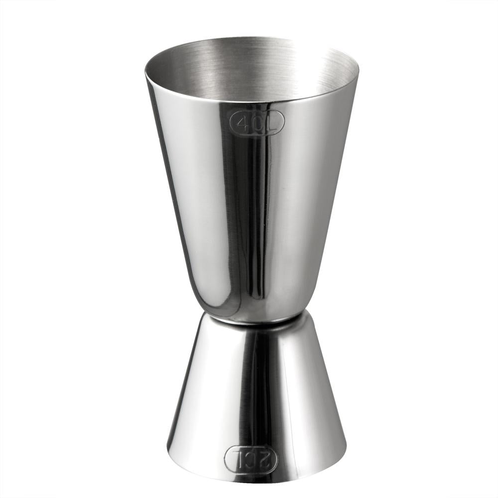 Stainless steel jigger for drinks