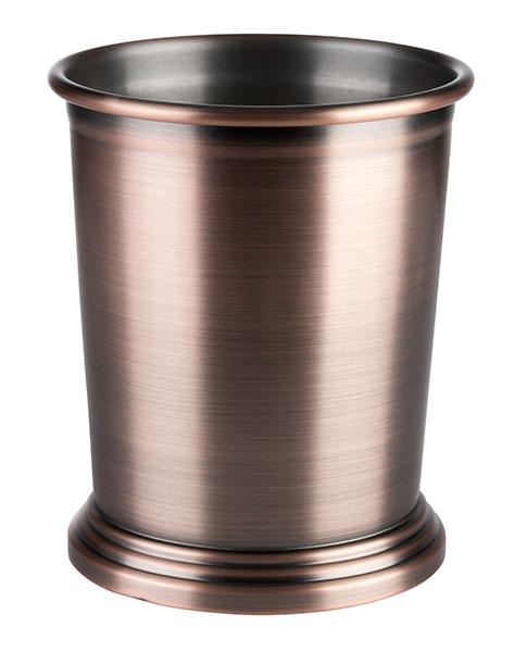 Metallischer Blumentopf für Gastronomie