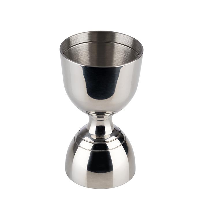 Doppelseitiger Edelstahl-Messbecher, Jigger.