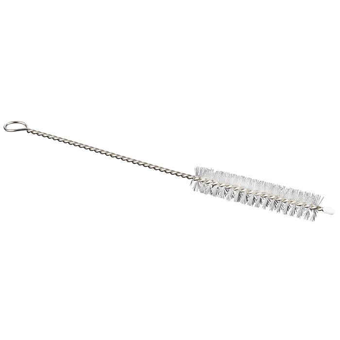 Flaschenbürste mit Metallgriff.
