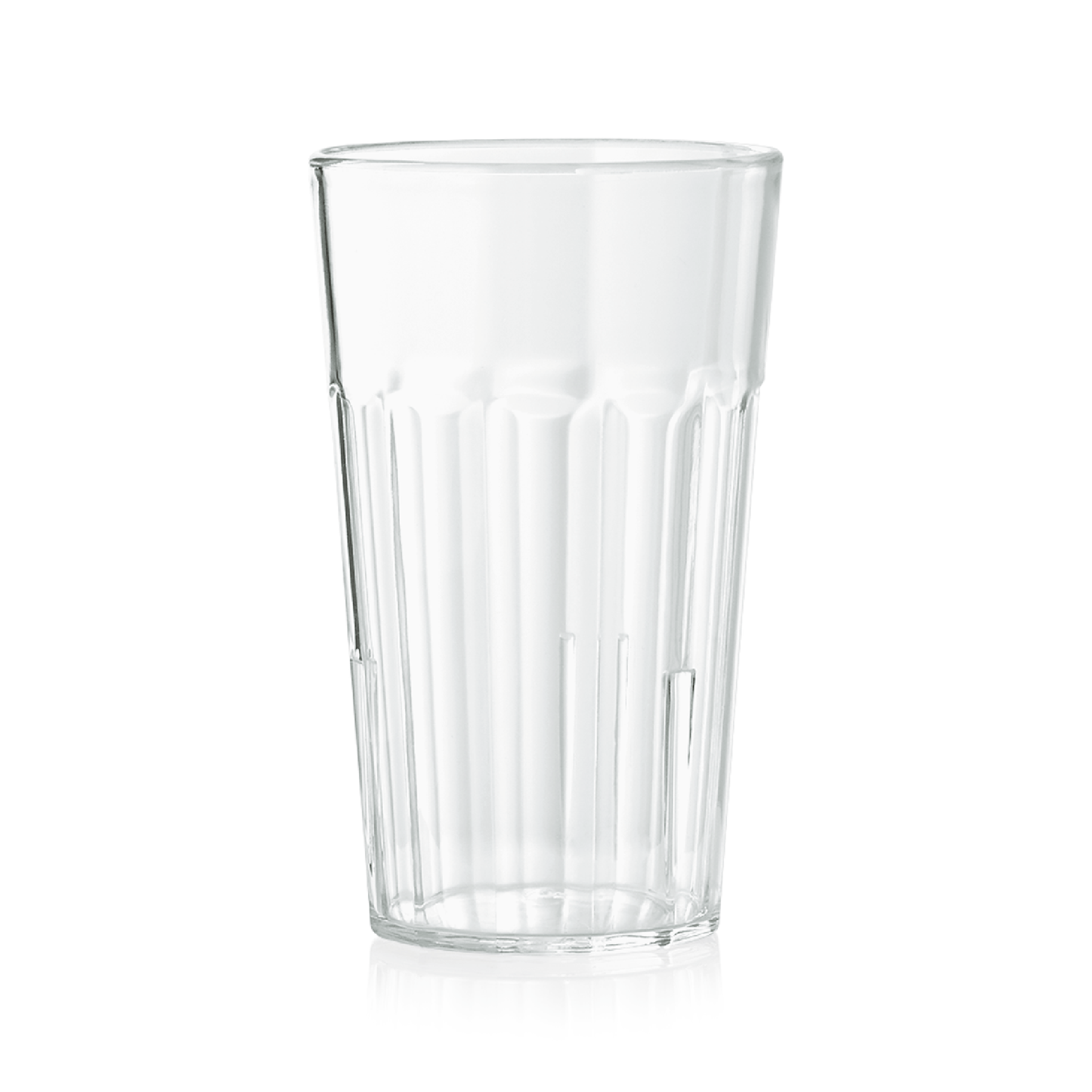 Leeres Trinkglas aus Glas.