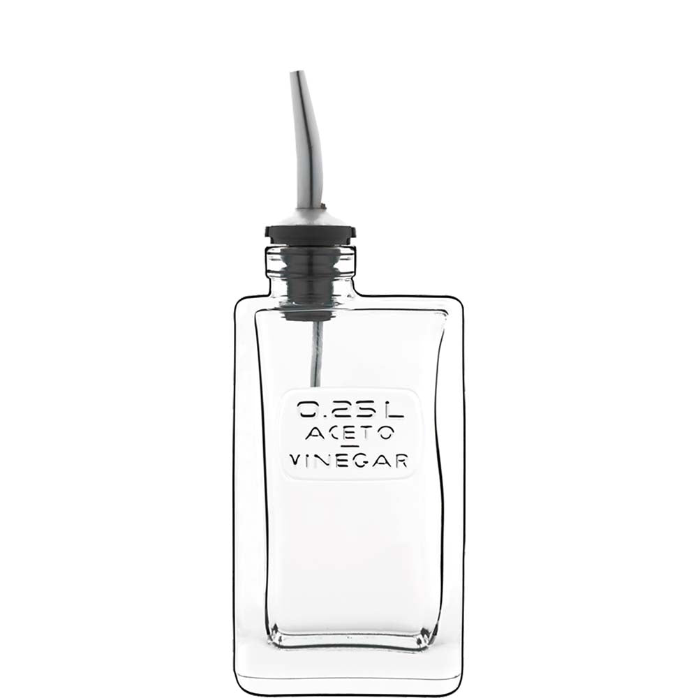 Essigflasche mit Ausgießer.