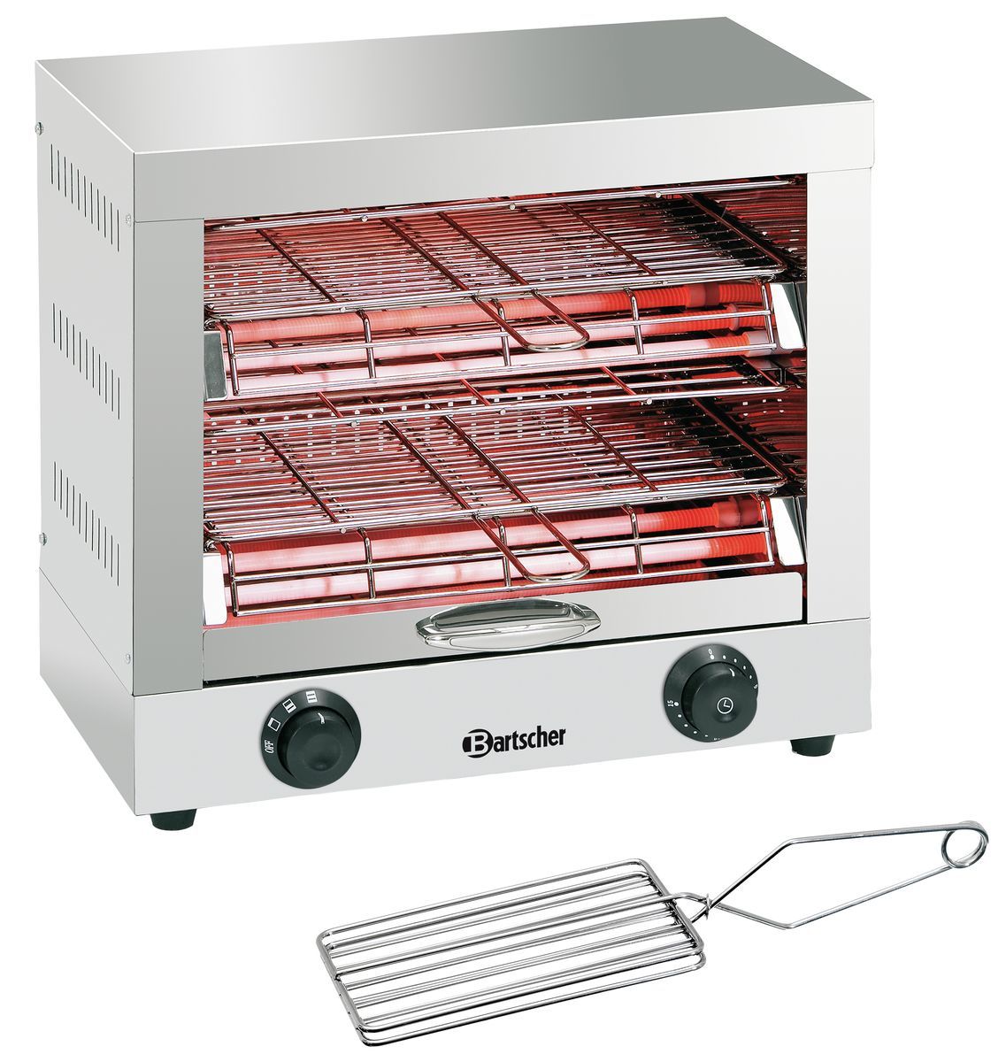 Gastronomie-Toaster mit Grillrost.