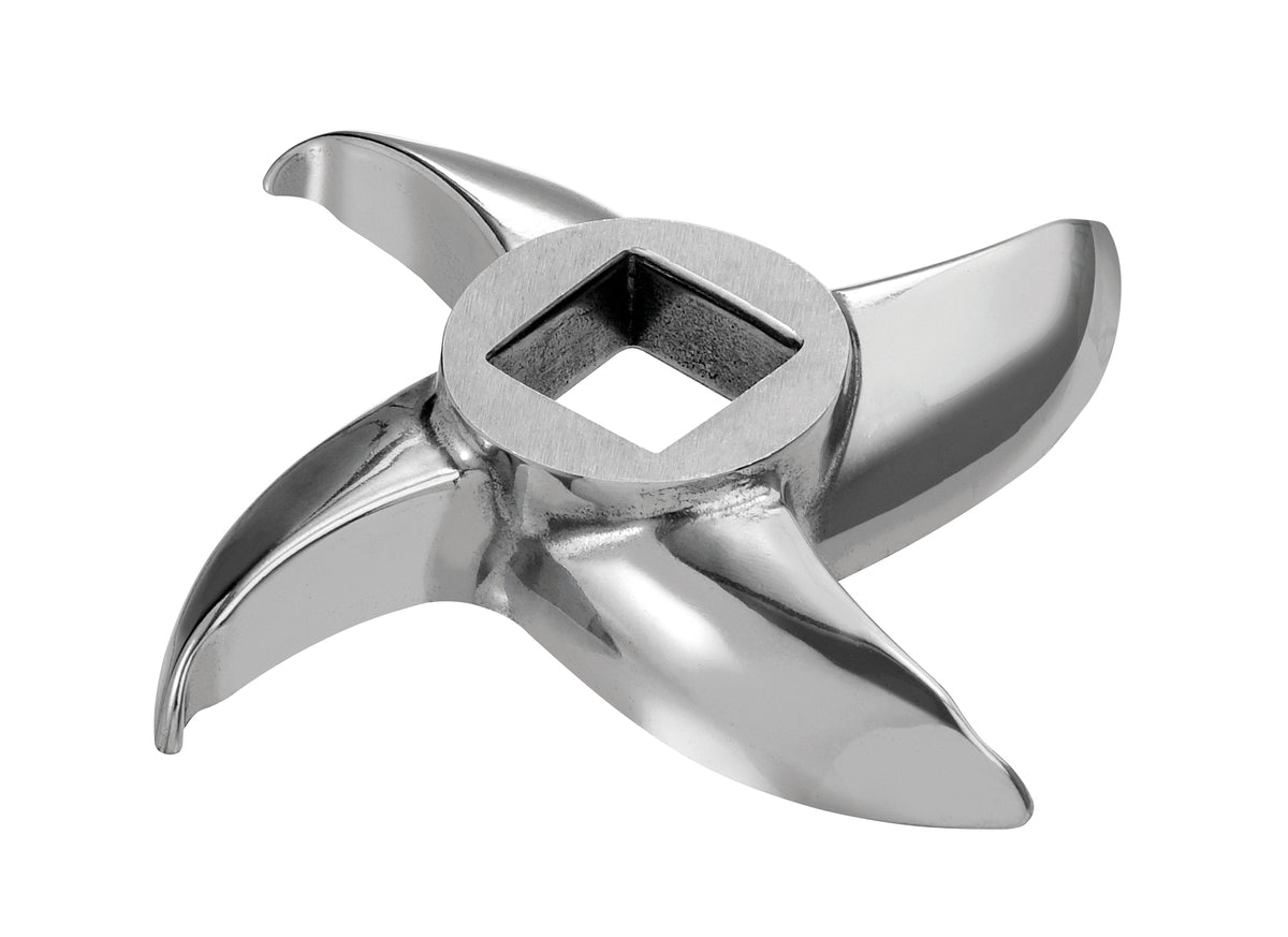 Mixer-Klingenaufsatz aus Edelstahl.