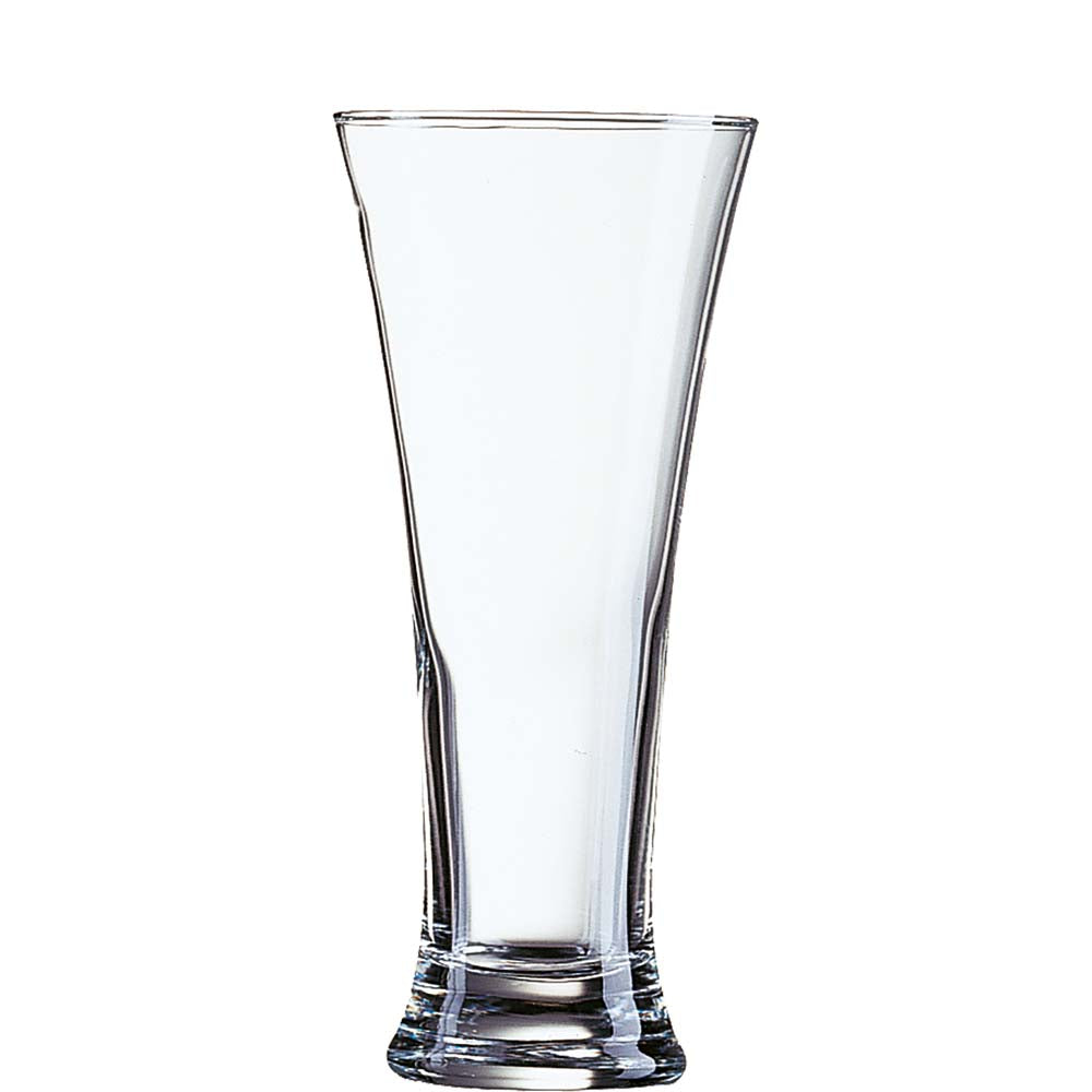 Hohes schlankes Pilsnerglas