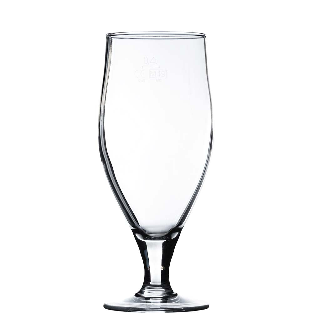 Transparentes Champagnerglas, einzeln abgebildet