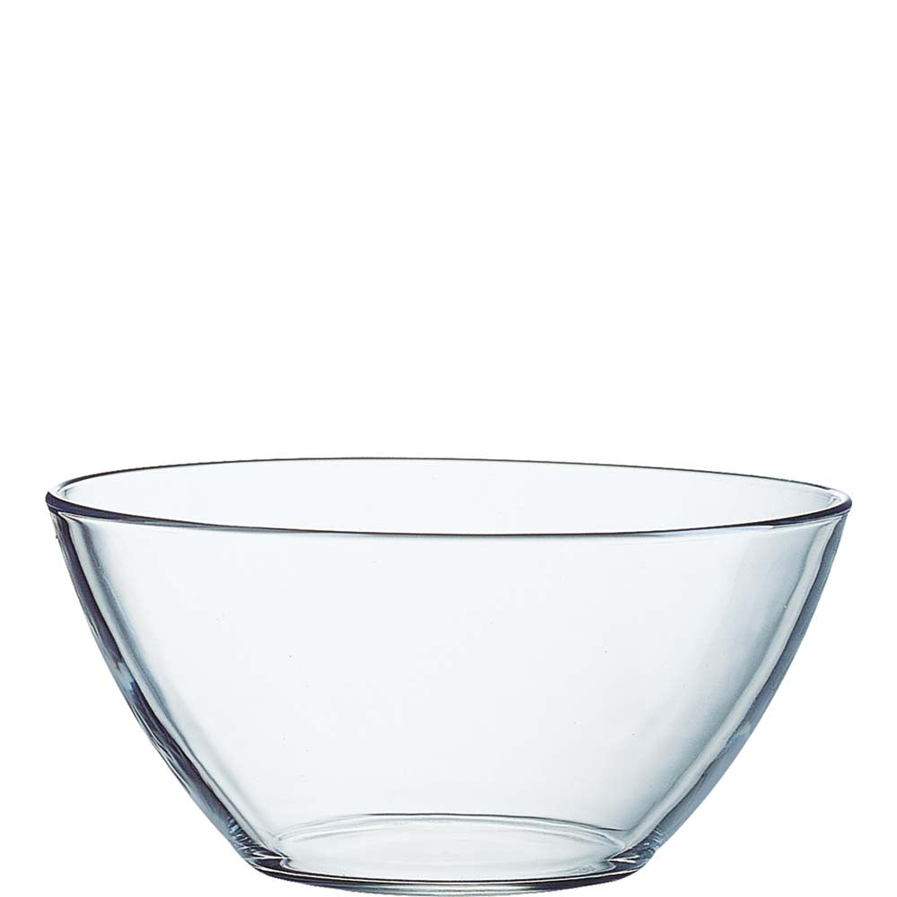 Transparente Glasschüssel für Gastronomie