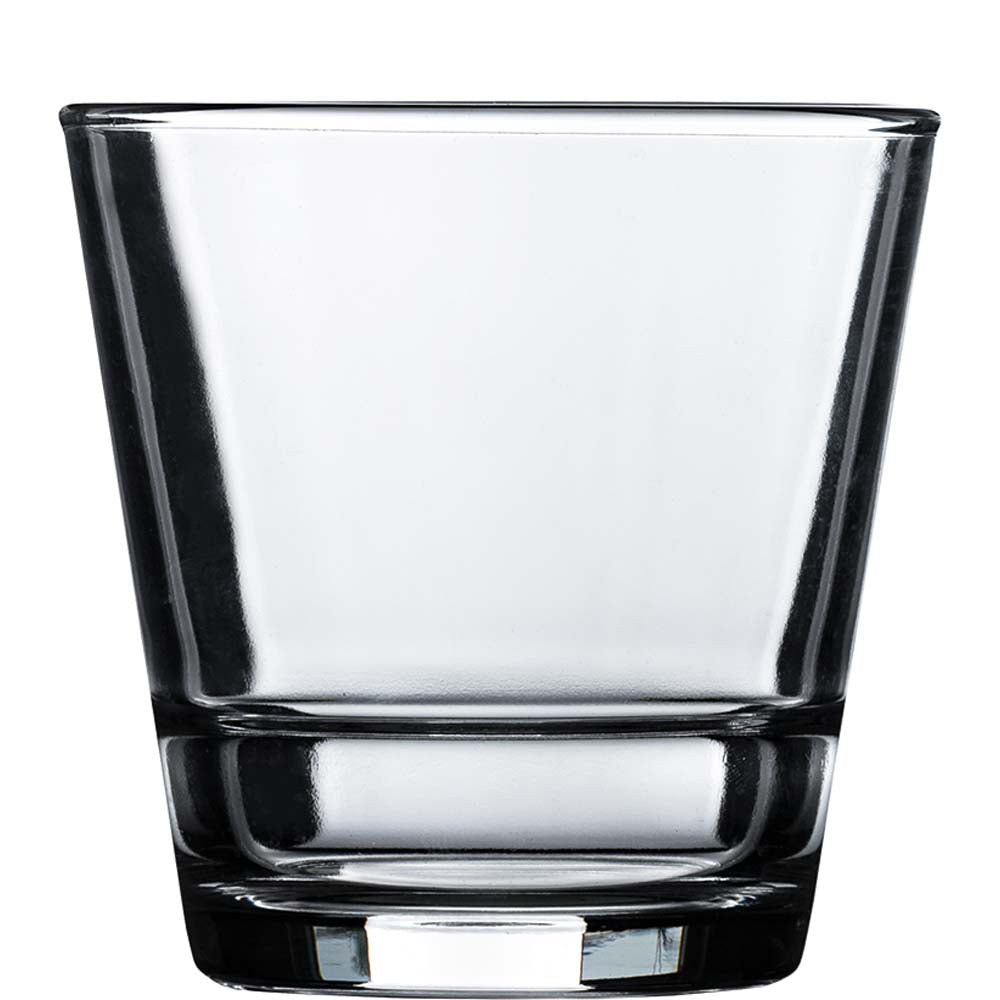 Kurzes Glas mit dickem Boden