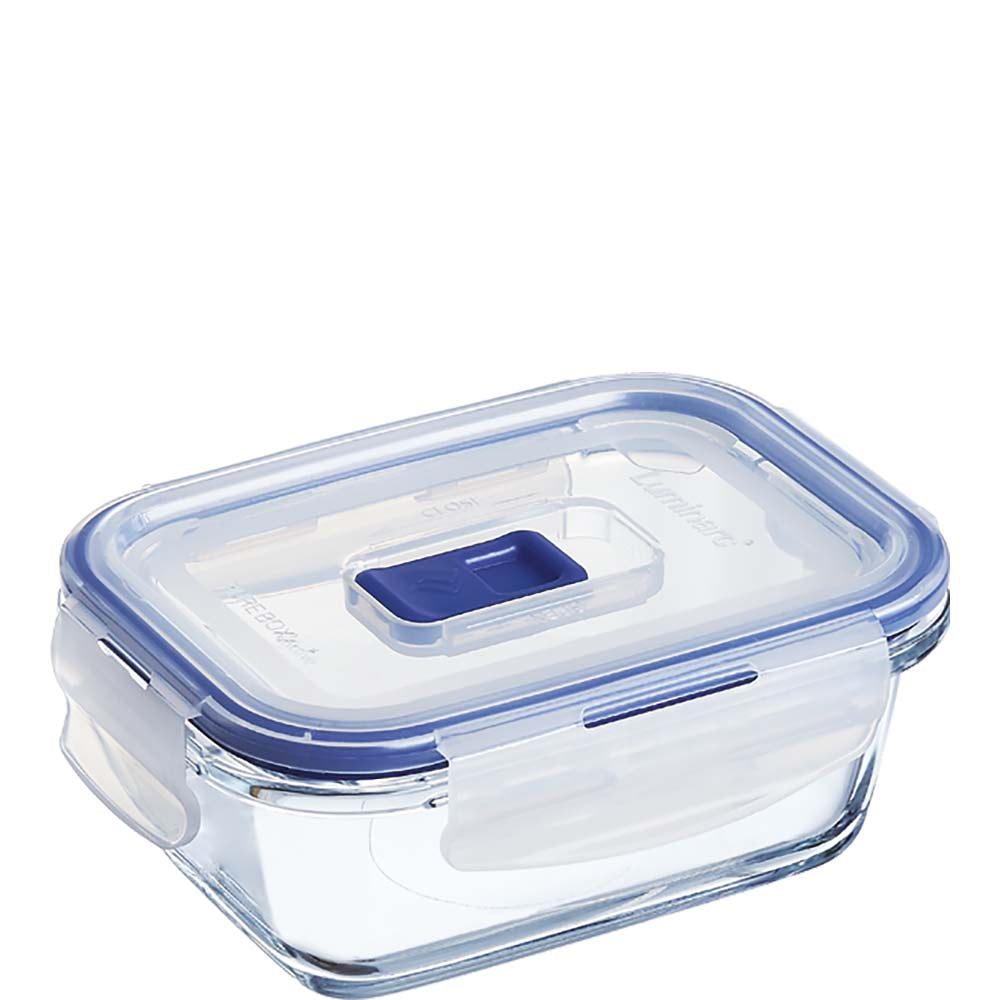 Transparenter Aufbewahrungsbehälter mit Deckel