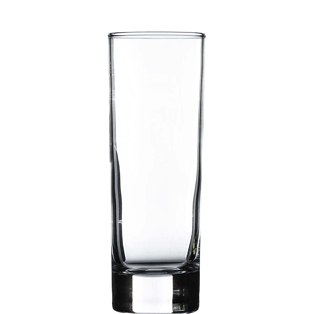 Leeres transparentes Trinkglas