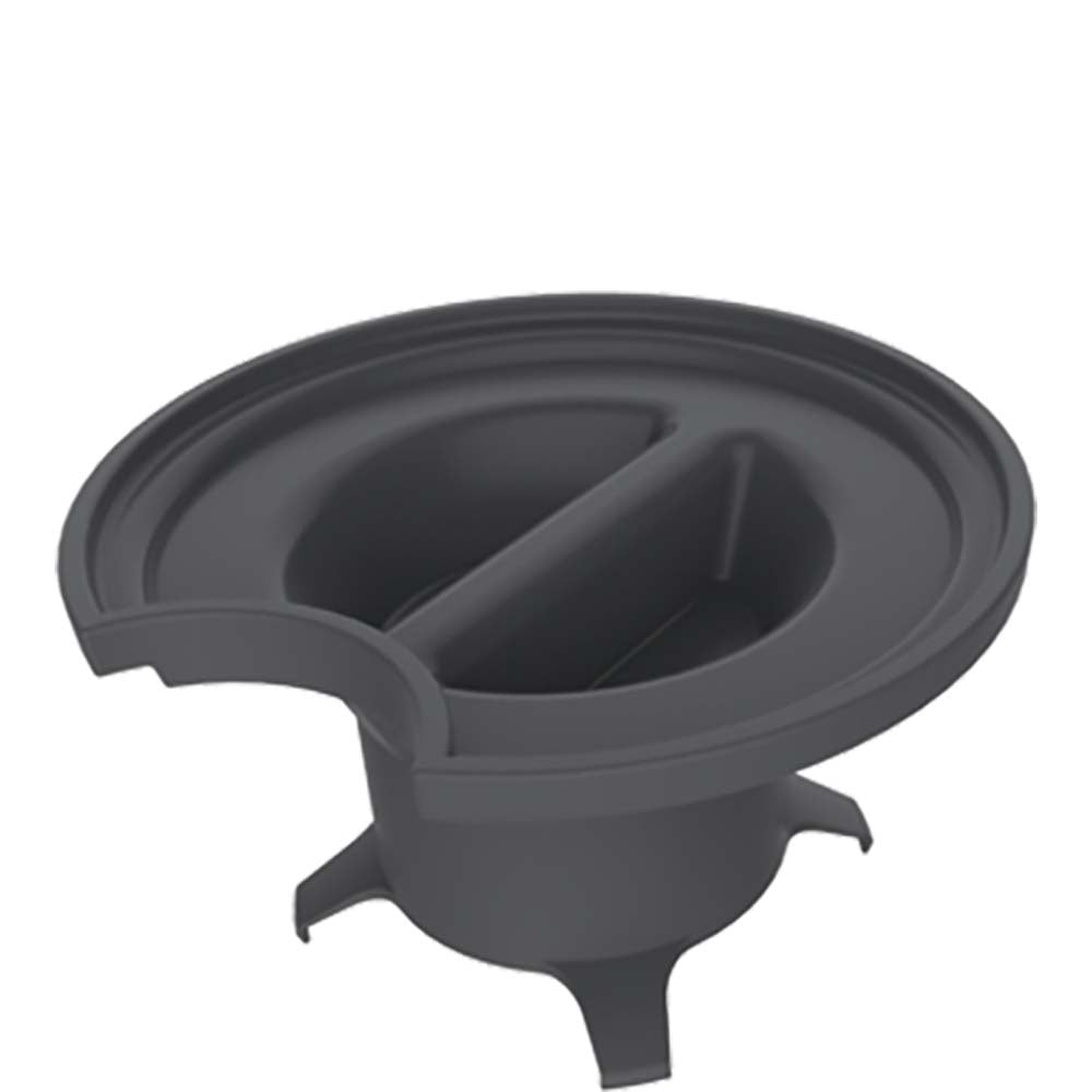 Grauer Deckel mit Trenner