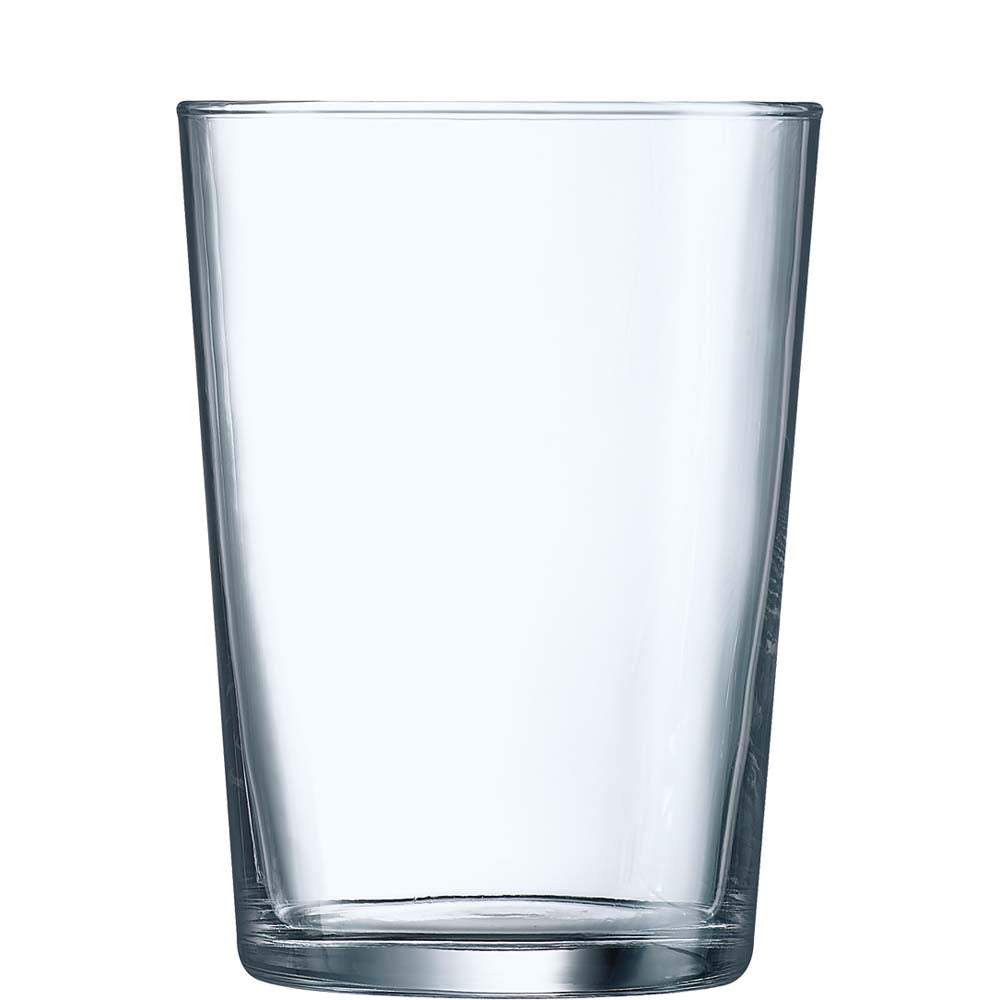 Leeres Trinkglas aus Glas