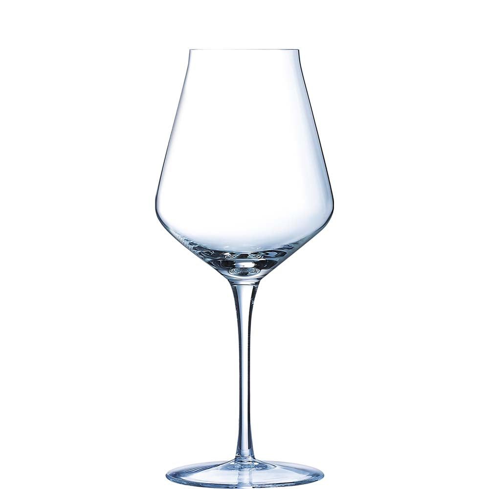 Weinglas, transparent und elegant
