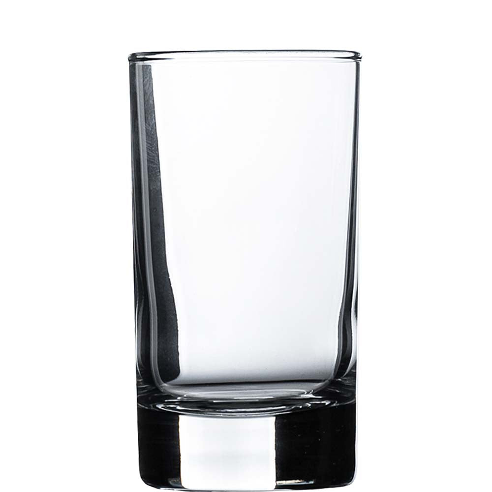 Leeres Trinkglas aus Glas