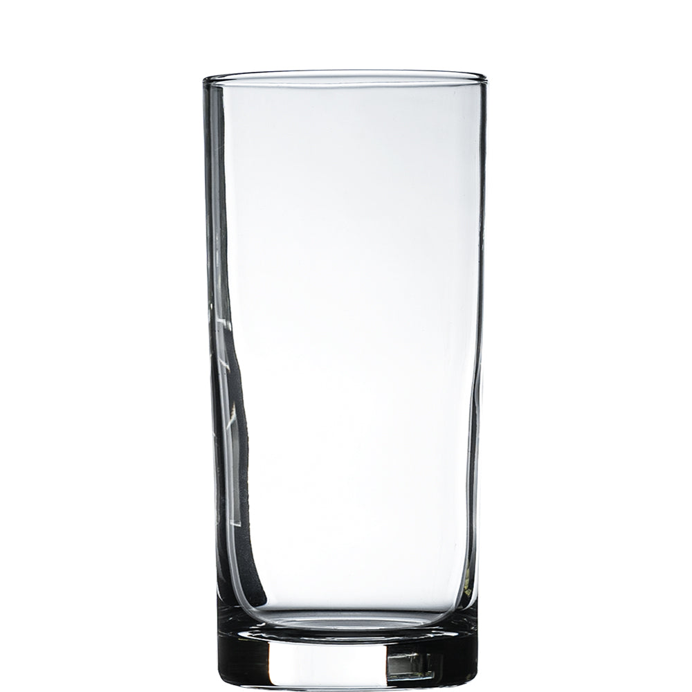 Hohes leeres Glas