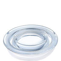 Glasbehälter mit Deckel, transparent