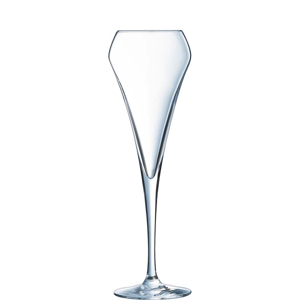 Champagnerglas, leer, elegant