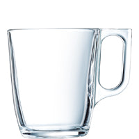 Glas-Tasse mit Henkel