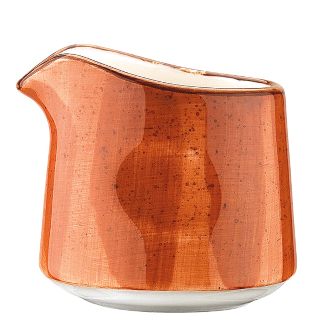 Brauner Keramik-Milchkännchen.