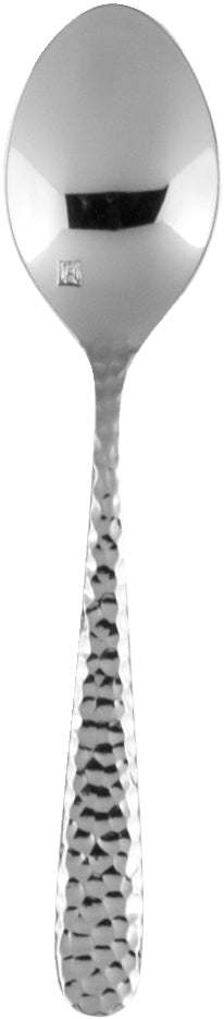 Löffel mit gehämmertem Griff.