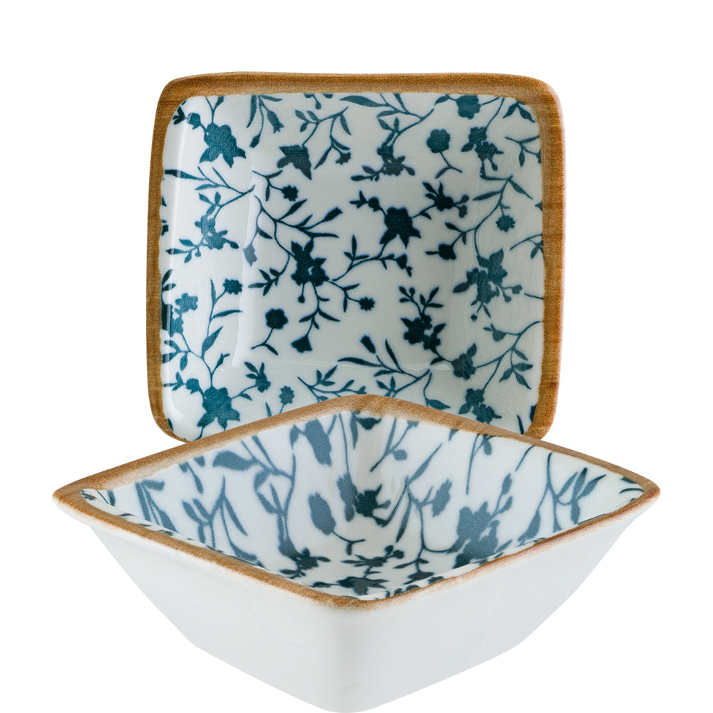 Keramische Schalen mit blauem Muster