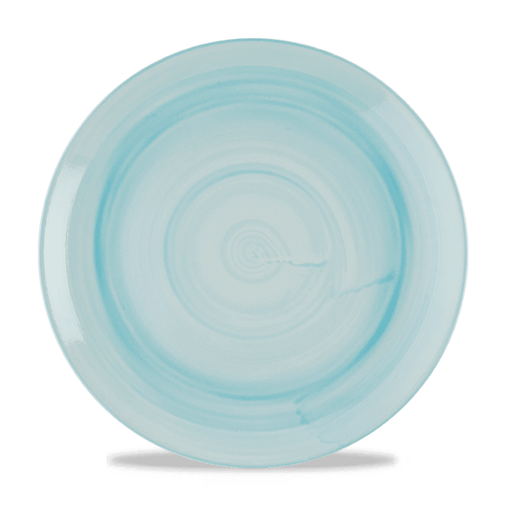 Leere blaue Porzellan-Schale