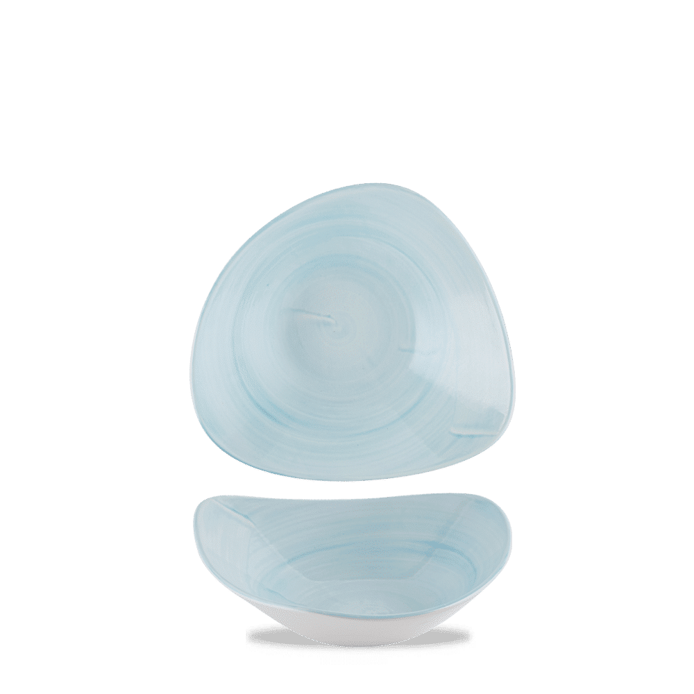 Blaue Keramikschale, modern Design
