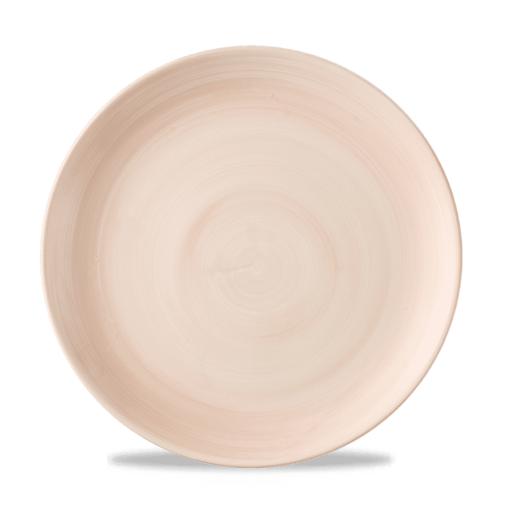 Leere, beige Tellerplatte, B2B Gastronomie