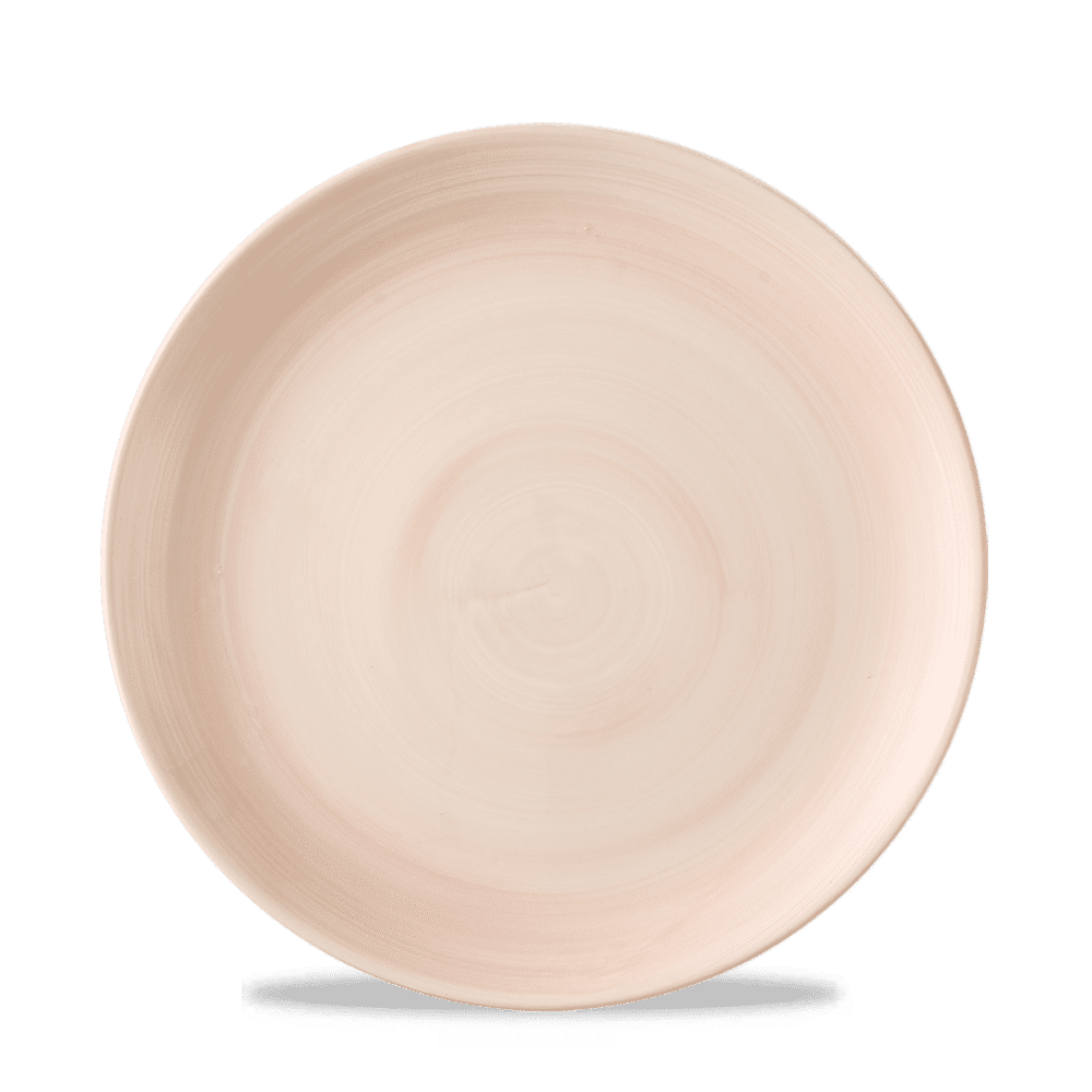Leere, beige Tellerplatte, B2B Gastronomie