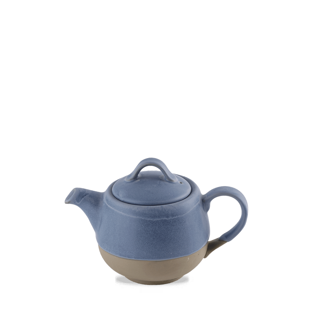 Kaffeekanne auf weißem Hintergrund