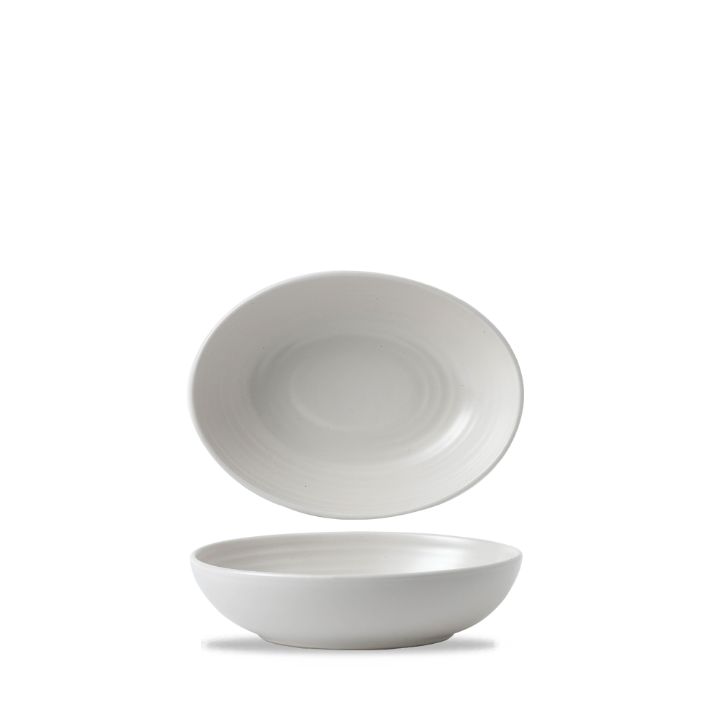 Weiße Schüsseln, minimalistisch, schlicht.