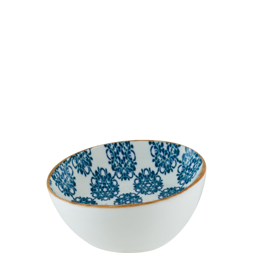 Porzellanschale mit blauem Muster