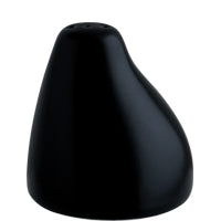 Schwarzer Salzstreuer, modernes Design.