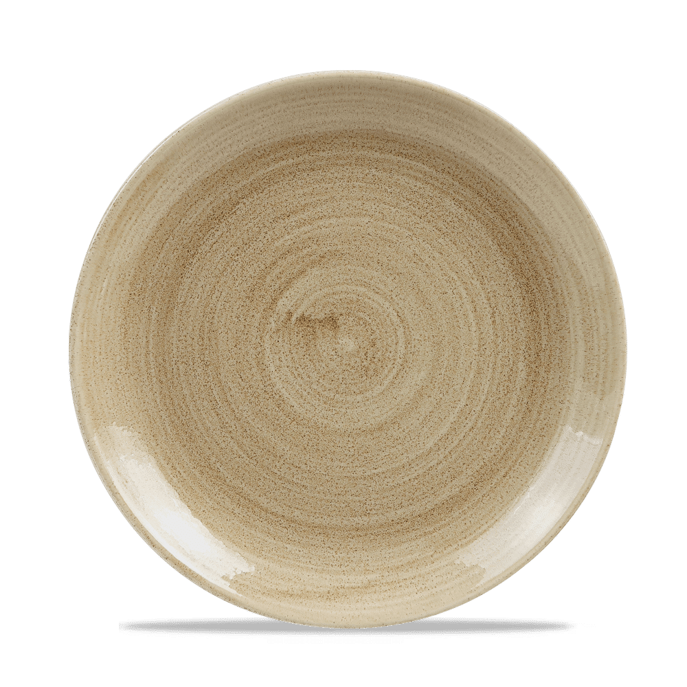 Leere beige Keramikschale, B2B Gastronomie