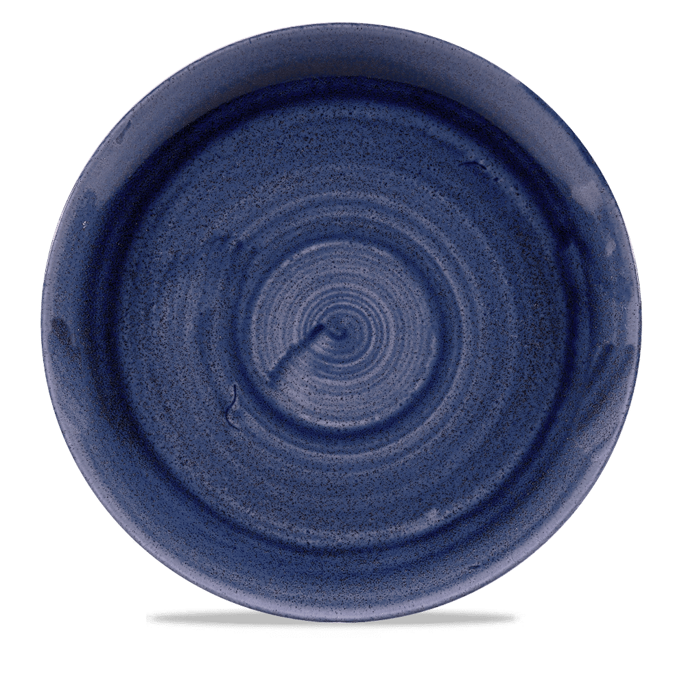Blaue Keramikschale, Nahaufnahme, B2B Gastronomie